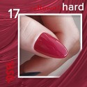 Bsg (Bio Stretch Gel) Цветная Жесткая База Colloration Hard №17 - Классический темно-красный оттенок (20 Мл)