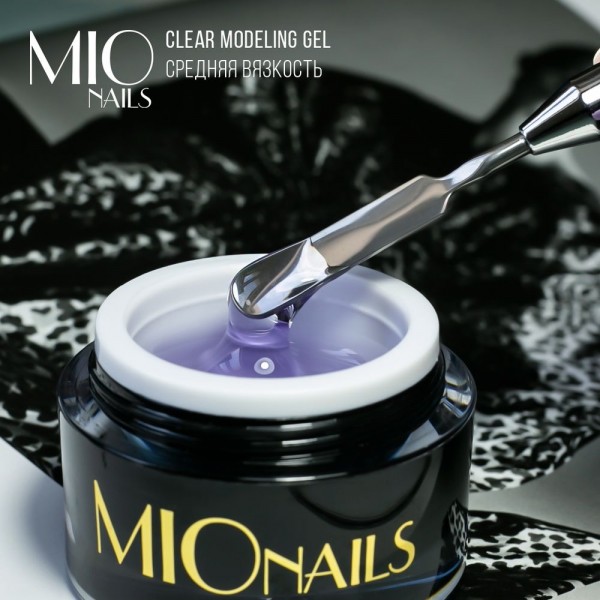 MIO Nails. Clear Modeling gel. Средняя вязкость. Прозрачный - 15 гр