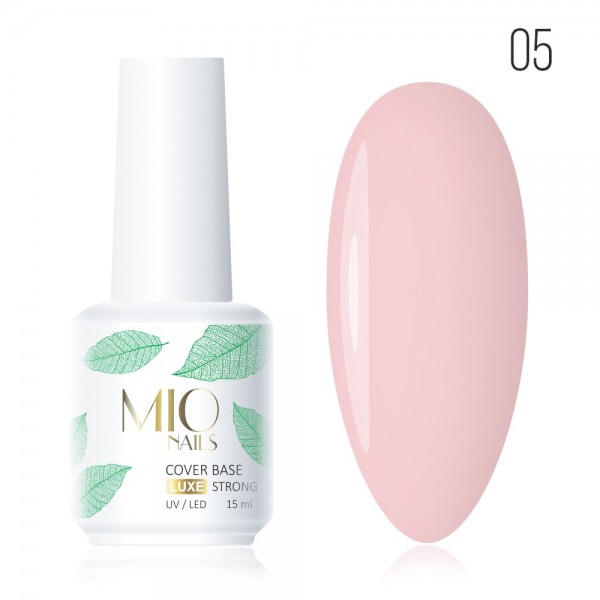 MIO Nails. База - Cover Base Strong LUXE # 05 - 15 мл