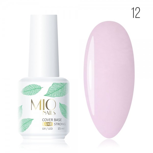 MIO Nails. База - Cover Base Strong LUXE # 12 - 15 мл