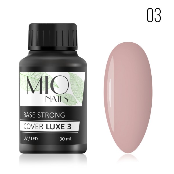 MIO Nails. База - Cover Base Strong LUXE # 03 - 30 мл