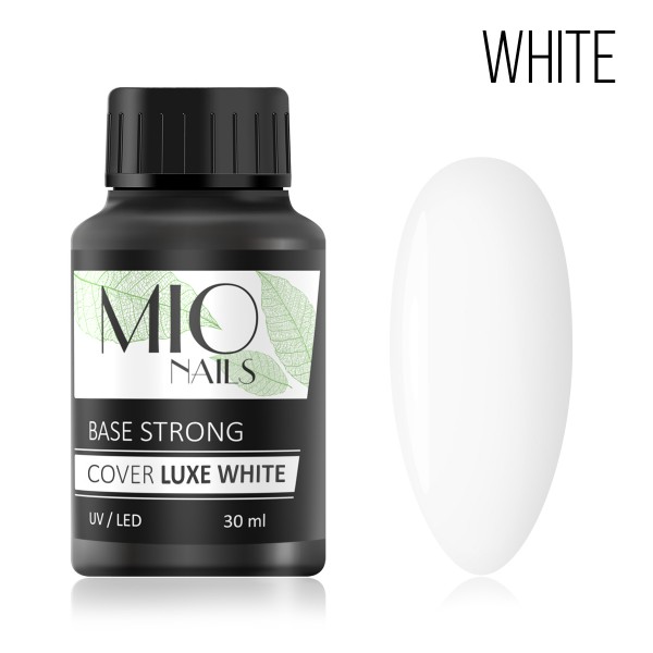 MIO Nails. База - Cover Base Strong LUXE. Белая - 30 мл