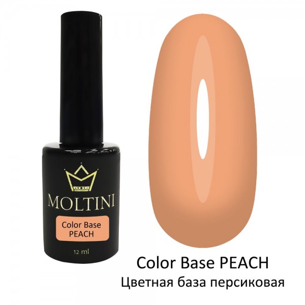 MOLTINI База цветная Color Base PEACH 12 мл. (персиковая)