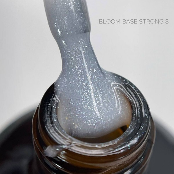 Bloom база Strong № 08, 15 мл (молочная с блестками)
